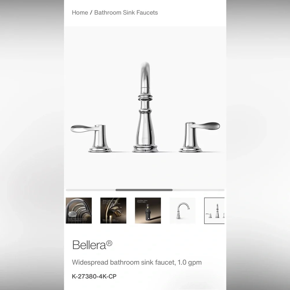 Kohler bathroom fixtures
